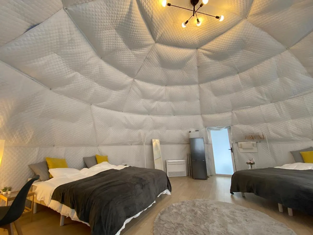 Luxury tent Gramping Stay Tomamu
